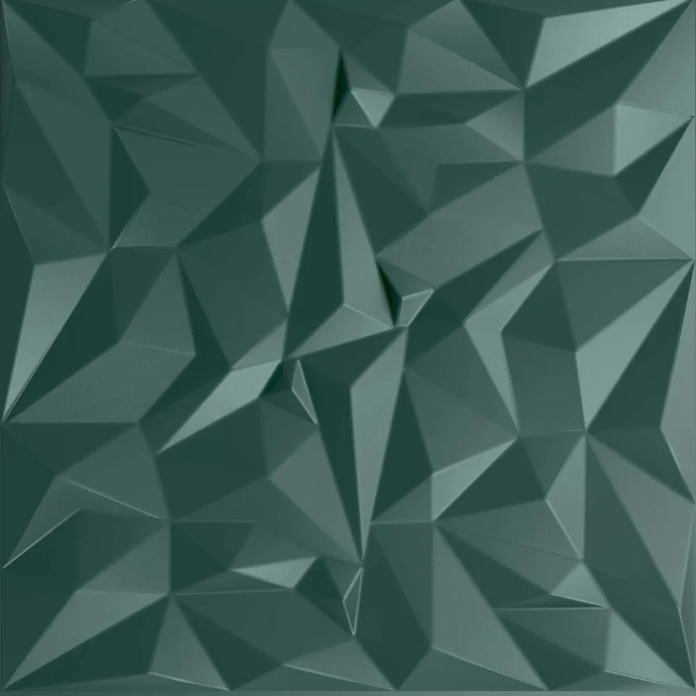 vidaXL Paneles de pared 24 pcs Verde Amatista 50 x 50 cm Espuma XPS Amatista verde Outlet
