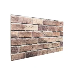 vidaXL Paneles de pared 10 pcs Marrón y gris 100 x 50 cm Espuma EPS Marr&oacute;n y gris Sale