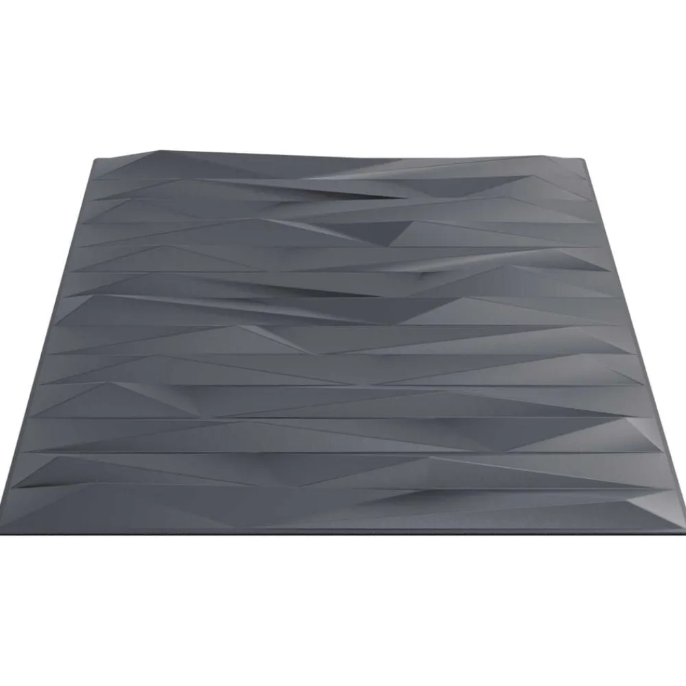 vidaXL Paneles de pared 48 pcs 50 x 50 cm Espuma XPS Gris piedra New