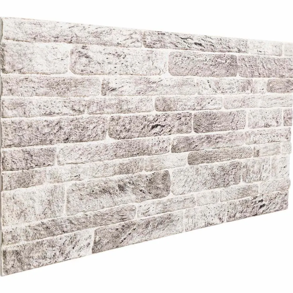 vidaXL Materiales De Construcción-Paneles de pared 10 pcs . 100 x 50 cm Espuma EPS