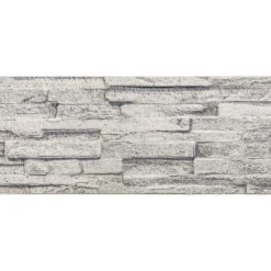 vidaXL Materiales De Construcción-Paneles de pared 10 pcs 100 x 25 cm Espuma EPS