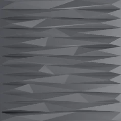 vidaXL Paneles de pared 24 pcs 50 x 50 cm Espuma XPS Gris piedra New
