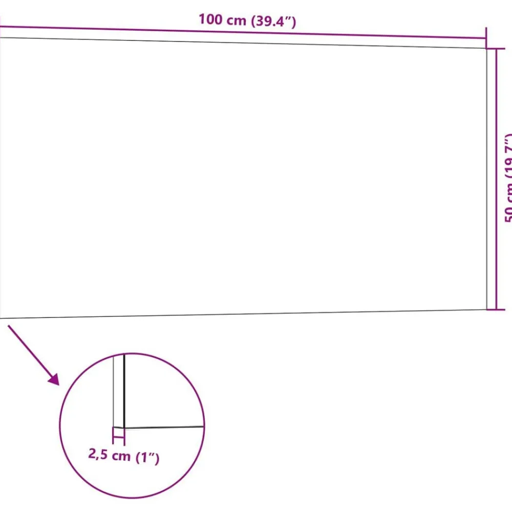 vidaXL Paneles de pared 10 pcs Marrón 100 x 50 cm Espuma EPS Marrón
