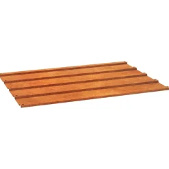 vidaXL Materiales De Construcción-Paneles de tejado 12 uds acero corten oxidado 60x44 cm