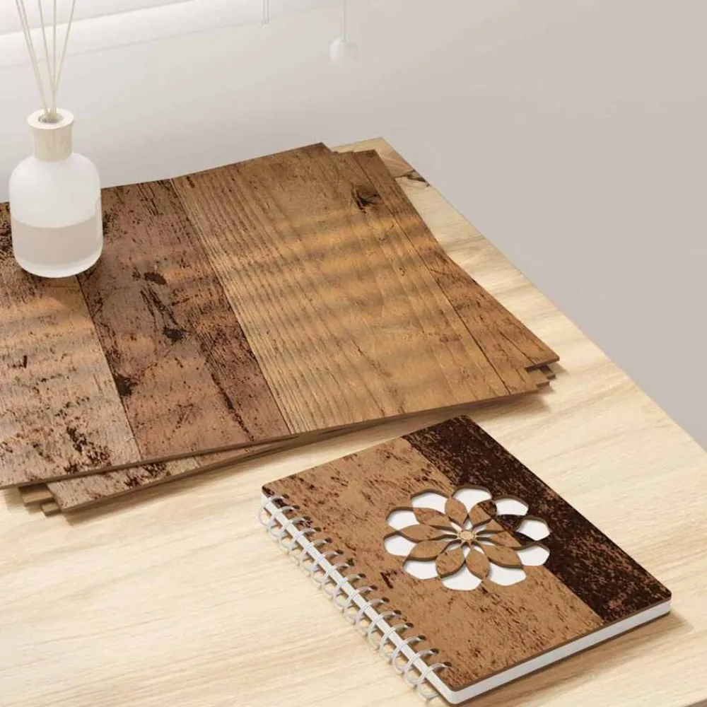 vidaXL Paneles Decorativos 12 pcs Madera vieja 30 x 30 x 0.27 cm Madera envejecida Sale