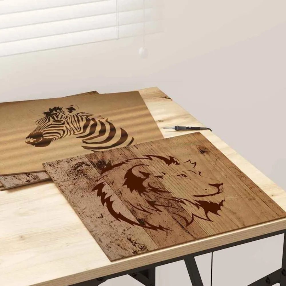 vidaXL Paneles Decorativos 12 pcs Madera vieja 30 x 30 x 0.27 cm Madera envejecida Sale