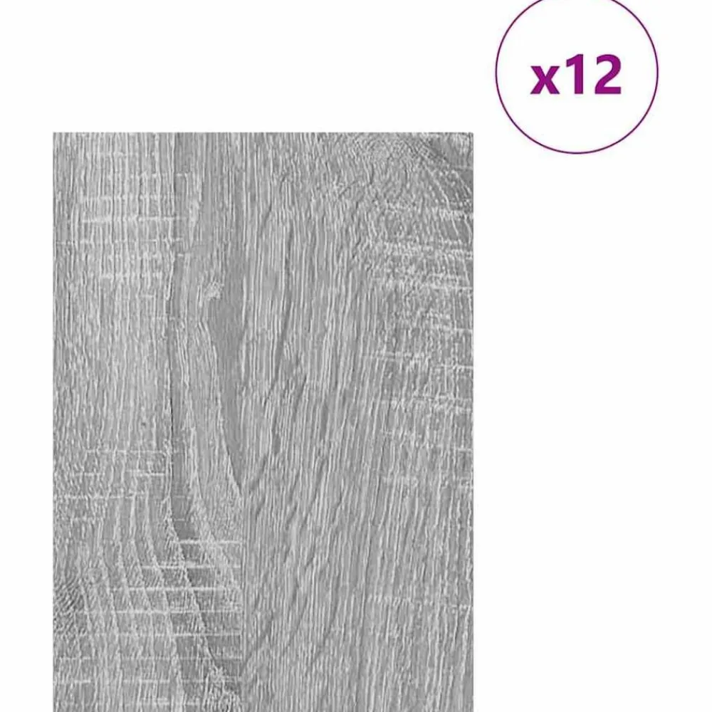 vidaXL Arte Y Ocio-Paneles Decorativos 12 pcs 15 x 21 x 0.27 cm