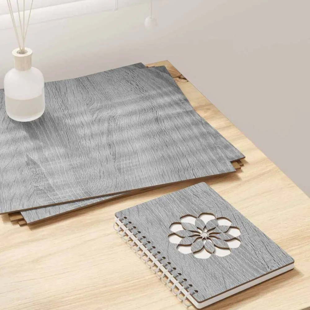vidaXL Paneles Decorativos 12 pcs 30 x 30 x 0.27 cm Gris sonoma Online