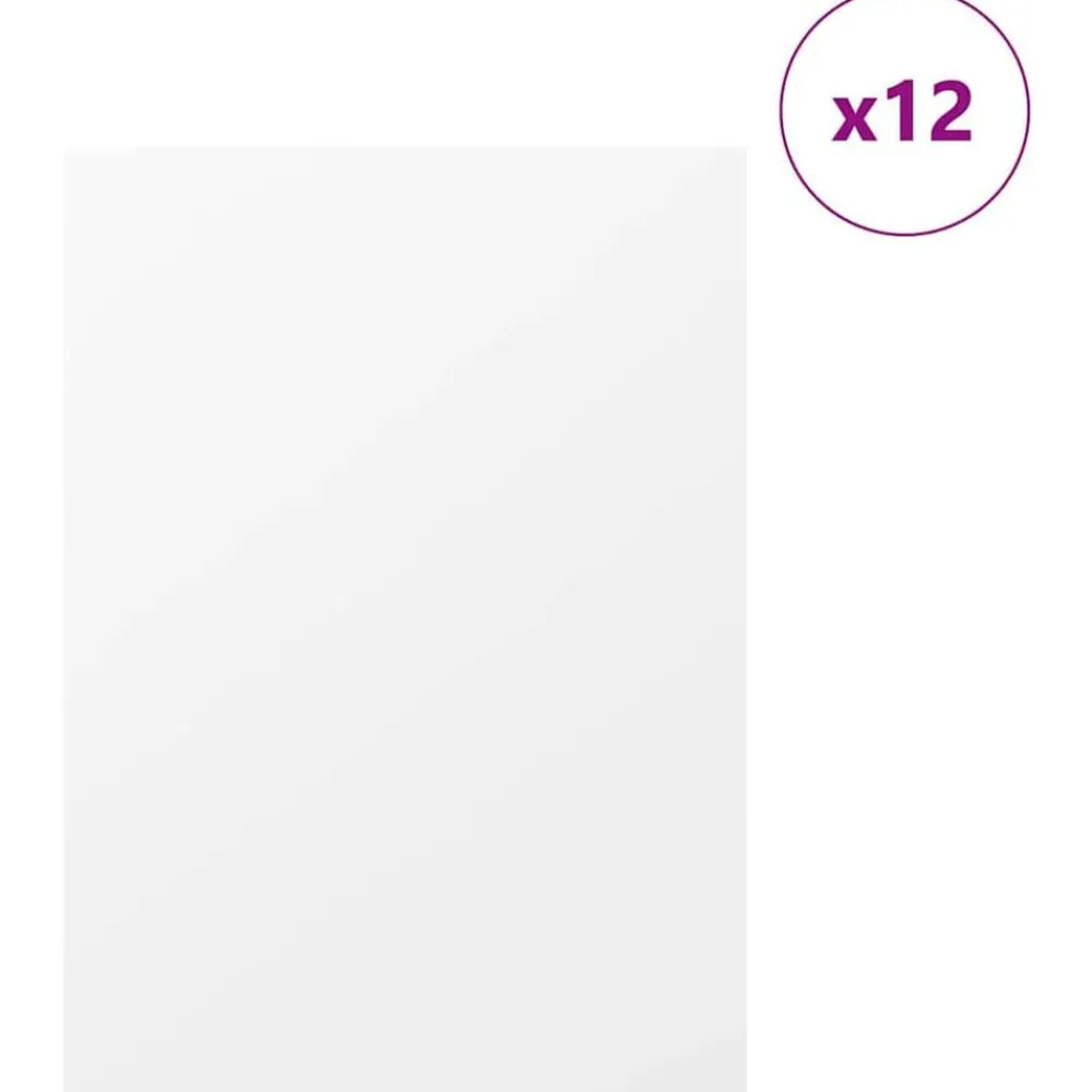 vidaXL Arte Y Ocio-Paneles Decorativos 12 pcs 30 x 42 x 0.27 cm