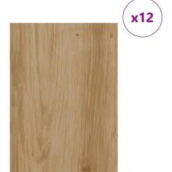 vidaXL Paneles Decorativos 12 pcs Roble artesanal 30 x 42 x 0.27 cm Roble artisan Hot