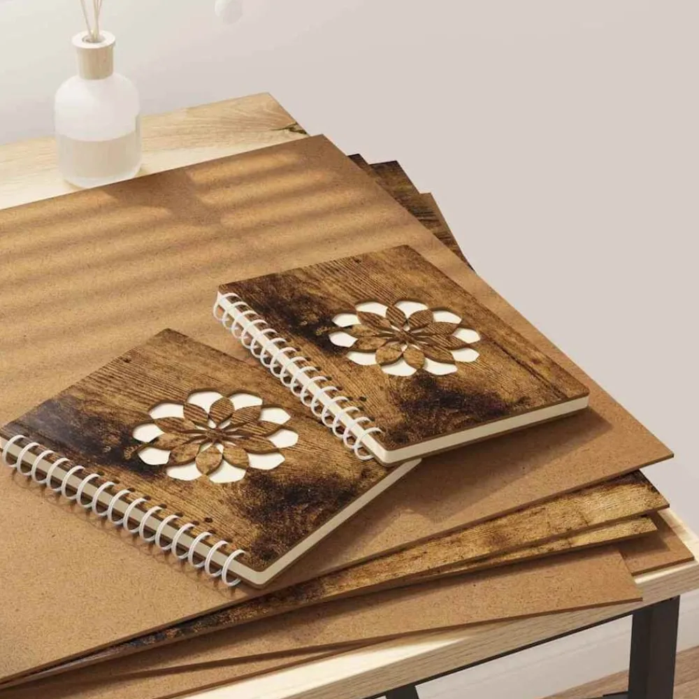 vidaXL Paneles Decorativos 12 pcs 40 x 60 x 0.27 cm Roble ahumado New
