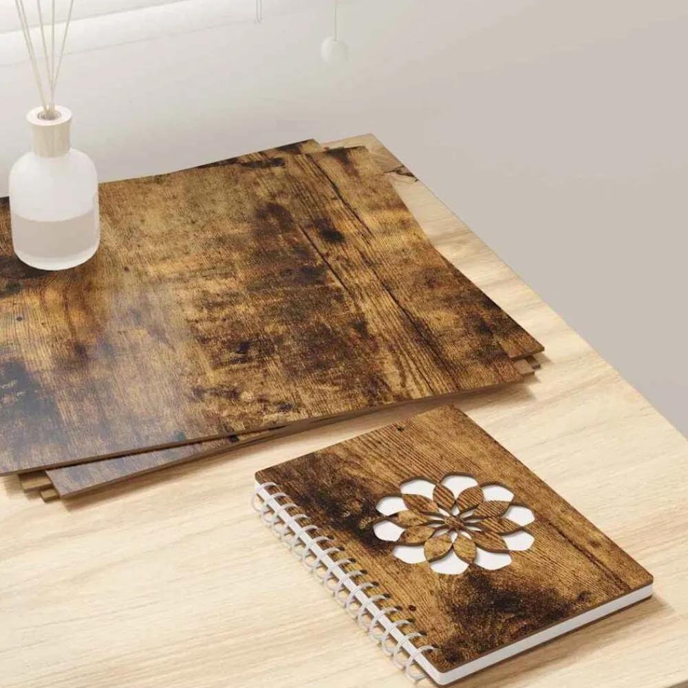 vidaXL Arte Y Ocio-Paneles Decorativos 12 pcs 30 x 30 x 0.27 cm