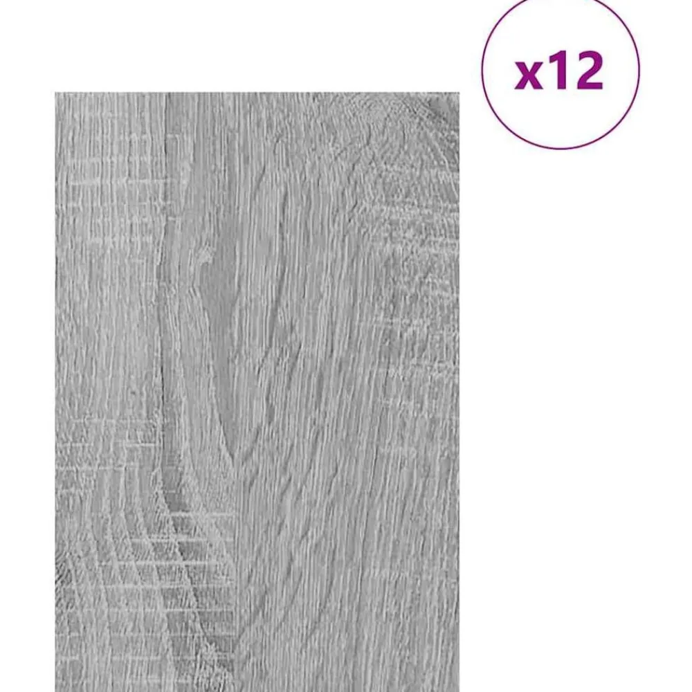 vidaXL Arte Y Ocio-Paneles Decorativos 12 pcs 40 x 60 x 0.27 cm