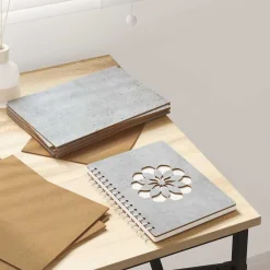 vidaXL Arte Y Ocio-Paneles Decorativos 12 pcs Gris Concreto 21 x 30 x 0,27 cm