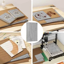 vidaXL Paneles Decorativos 12 pcs 30 x 42 x 0.27 cm Gris sonoma Outlet