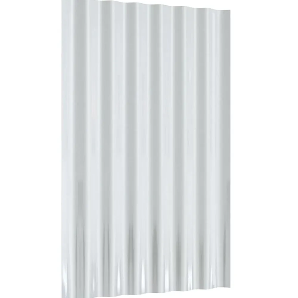 vidaXL Materiales De Construcción-Paneles tejado 12 unidades acero galvanizado 60x36 cm