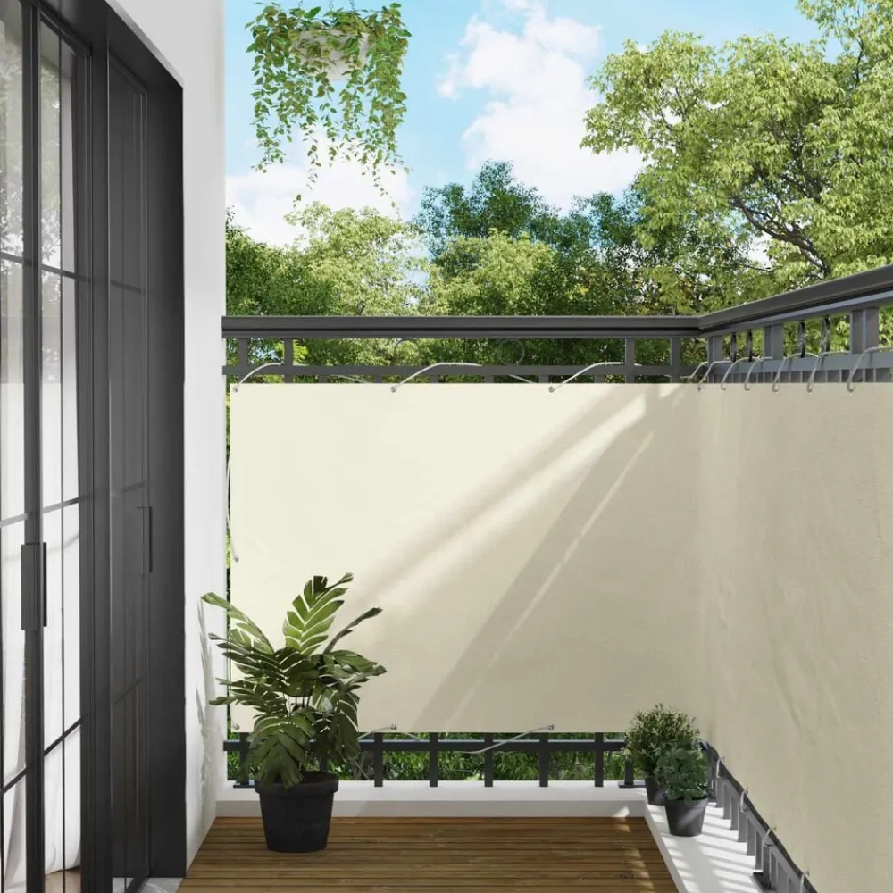 vidaXL Jardín-Pantalla de Balcón Oxford alu recubierto de PU