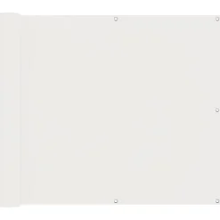 vidaXL Pantalla de Balcón 100 x 1000 cm Tela Oxford Blanco Sale