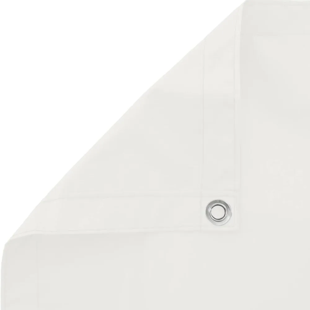 vidaXL Pantalla de Balcón 100 x 1000 cm Tela Oxford Blanco Sale