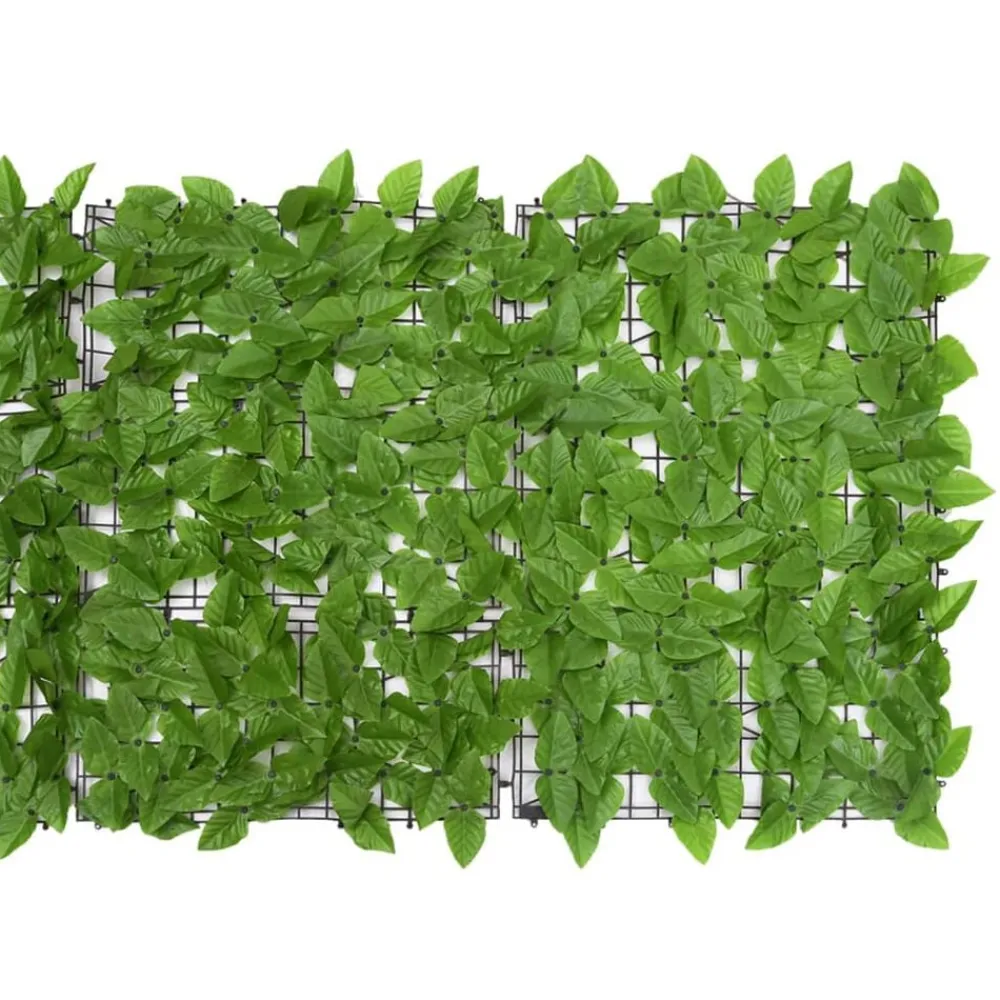 vidaXL Jardín-Pantalla de balcón de hojas 200x75 cm