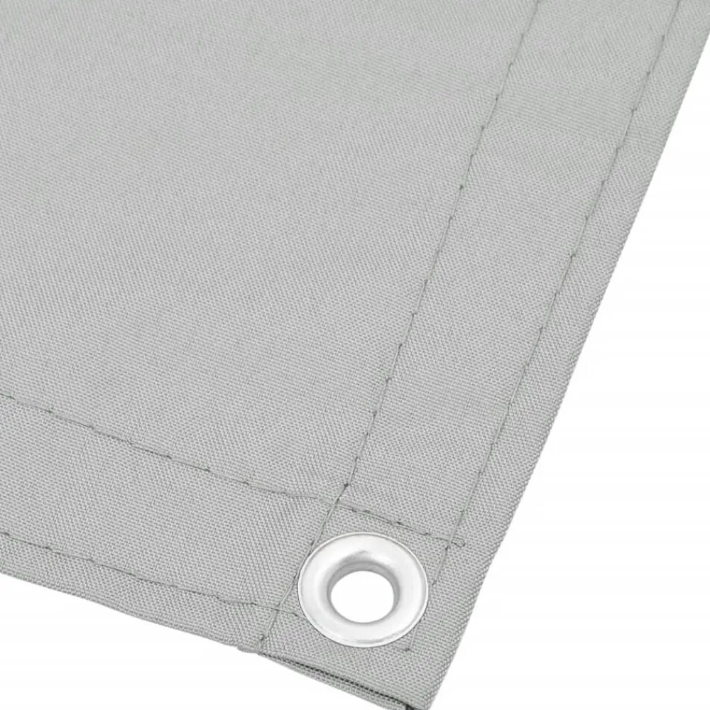 vidaXL Pantalla de balcón 100% poliéster Oxford 75x300 cm Gris claro Online