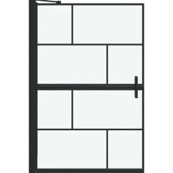 vidaXL Pantalla de ducha de baño Manual 116 x 68 x 128 cm Hot
