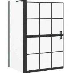 vidaXL Pantalla de ducha de baño Manual 116 x 68 x 128 cm Clearance