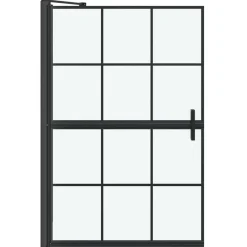 vidaXL Pantalla de ducha de baño Manual 116 x 68 x 128 cm Clearance