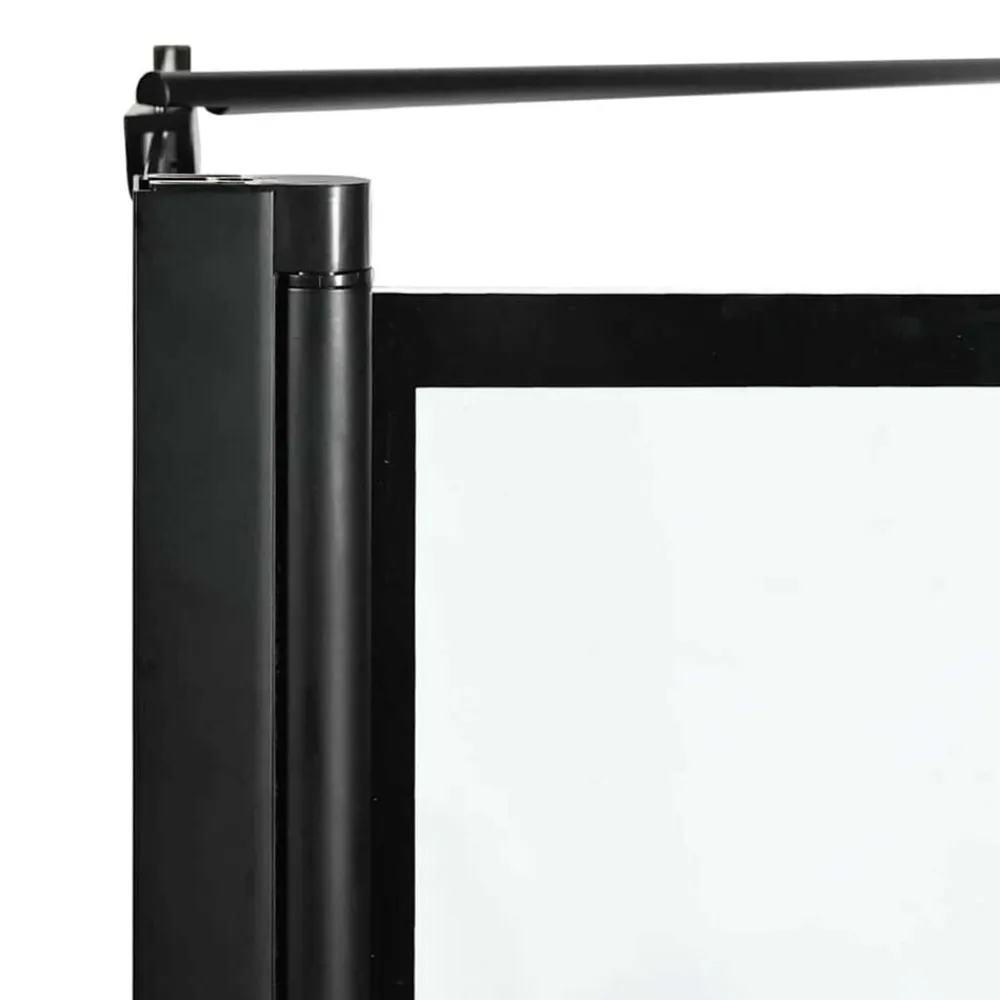 vidaXL Pantalla de ducha de baño Manual 116 x 68 x 128 cm Clearance