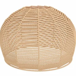 vidaXL Accesorios De Iluminación-Pantalla de lámpara de techo hierro y papel Ø36x26 cm