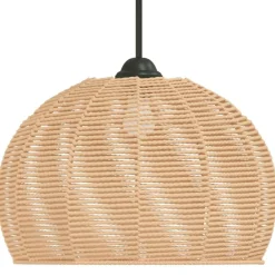 vidaXL Accesorios De Iluminación-Pantalla de lámpara de techo hierro y papel Ø36x26 cm
