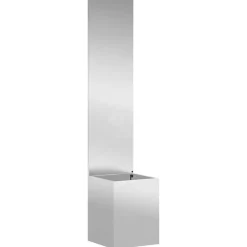 vidaXL Decoración-Pantalla de Privacidad para Jardín Calado Plateado 32 x 140 cm