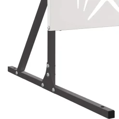 vidaXL Vallas De Jardín-Pantalla de Privacidad Gris 100 x 50 x 180 cm Acero