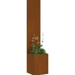 vidaXL Pantalla de Privacidad para Jardín Oxidado 50 x 32 x 150 cm Acero oxidado Discount