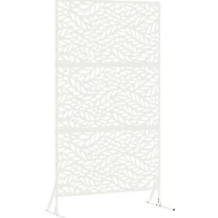 vidaXL Vallas De Jardín-Pantalla de Privacidad 100 x 50 x 180 cm Acero