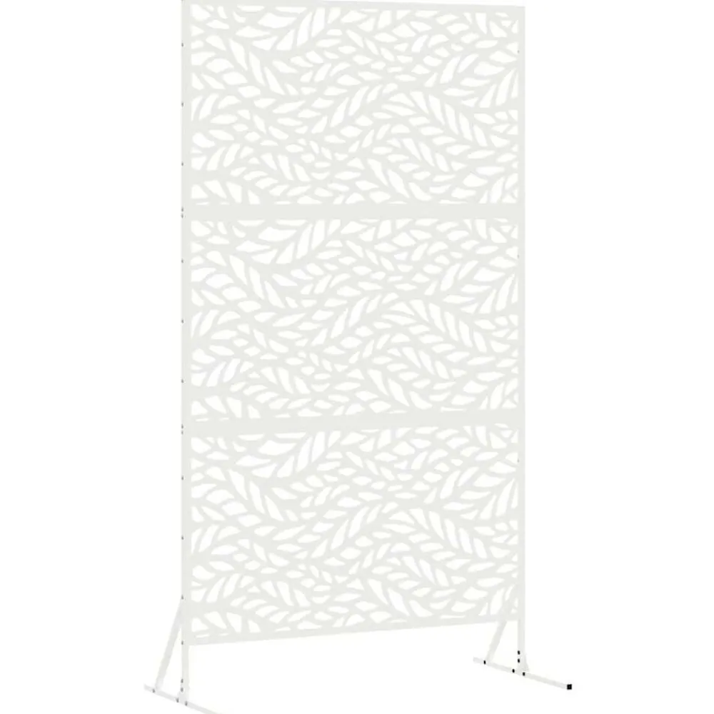 vidaXL Vallas De Jardín-Pantalla de Privacidad 100 x 50 x 180 cm Acero