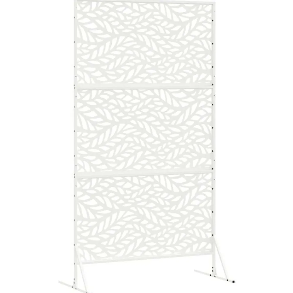 vidaXL Vallas De Jardín-Pantalla de Privacidad 100 x 50 x 180 cm Acero