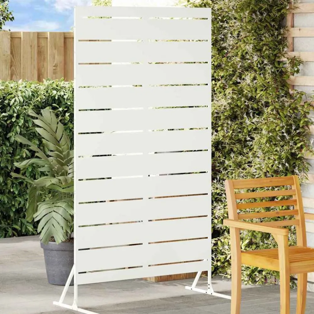 vidaXL Vallas De Jardín-Pantalla de Privacidad 100 x 50 x 180 cm Acero