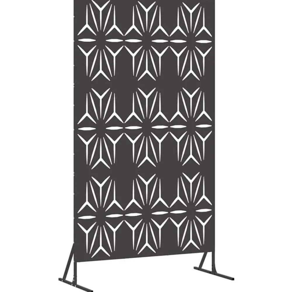 vidaXL Vallas De Jardín-Pantalla de Privacidad 100 x 50 x 180 cm Acero