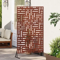 vidaXL Vallas De Jardín-Pantalla de Privacidad Gris 100 x 50 x 180 cm