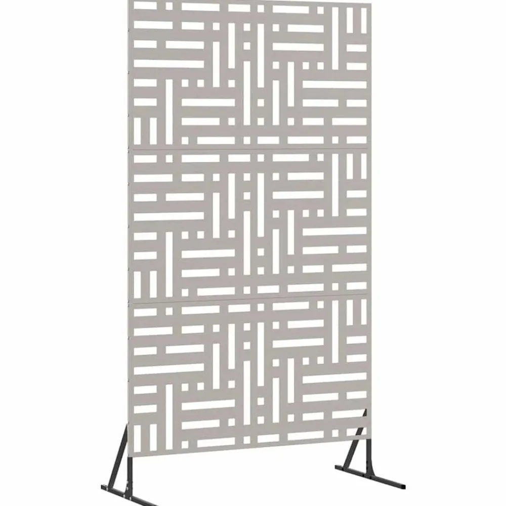 vidaXL Vallas De Jardín-Pantalla de Privacidad Gris 100 x 50 x 180 cm