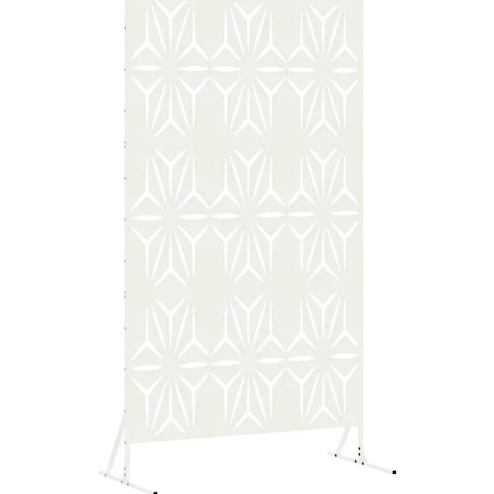 vidaXL Vallas De Jardín-Pantalla de Privacidad 100 x 50 x 180 cm Acero