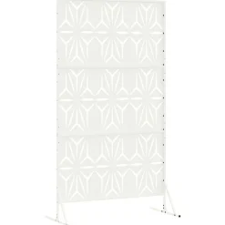 vidaXL Vallas De Jardín-Pantalla de Privacidad 100 x 50 x 180 cm Acero