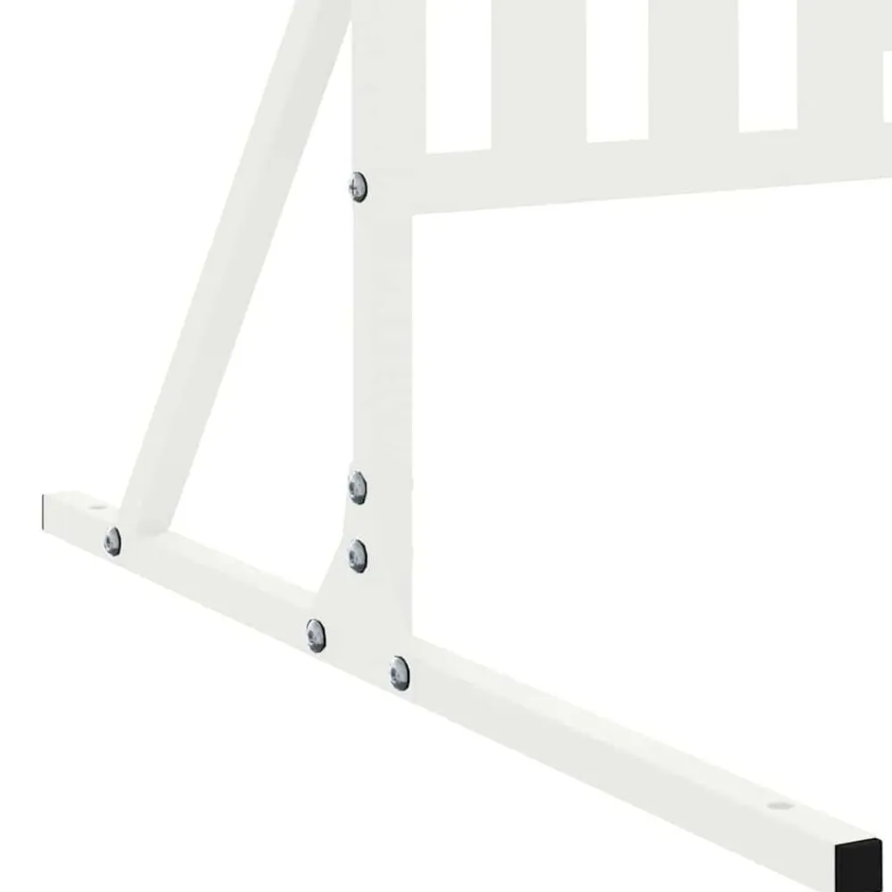 vidaXL Pantalla de Privacidad 100 x 50 x 180 cm Acero White Online