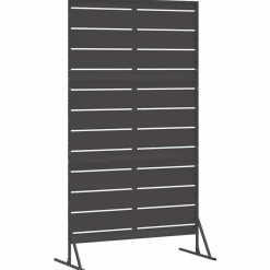 vidaXL Pantalla de Privacidad 100 x 50 x 180 cm Acero Negro Clearance