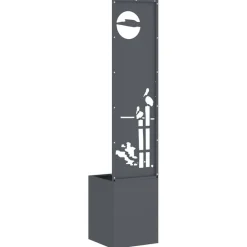 vidaXL Pantalla de Privacidad para Jardín Calado 32 x 140 cm Antracita Sale
