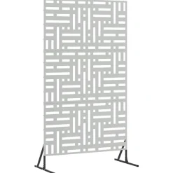 vidaXL Pantalla de Privacidad Gris 100 x 50 x 180 cm Acero Acero galvanizado Online