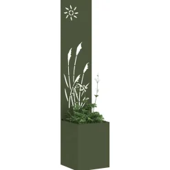 vidaXL Pantalla de Privacidad para Jardín 32 x 140 cm Verde oliva New