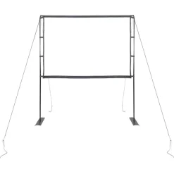 vidaXL Electrónica-Pantalla de proyección con soportes de 90 pulgadas 4:3