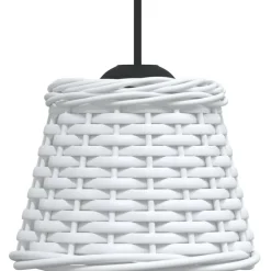 vidaXL Accesorios De Iluminación-Pantalla para lámpara de techo mimbre Ø15x12 cm